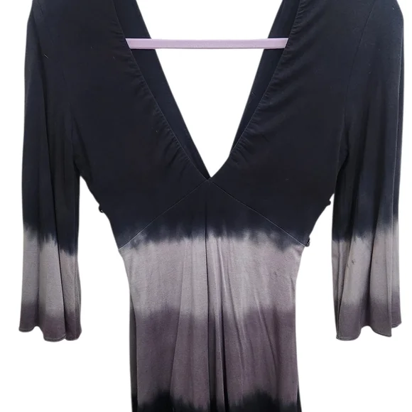 NWT Sky Black/Gray Ombre Top w/Chain Detail Sz Sm - Picture 5 of 7
